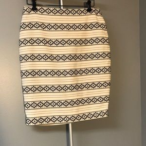 Ann Taylor A Line Patterned Skirt